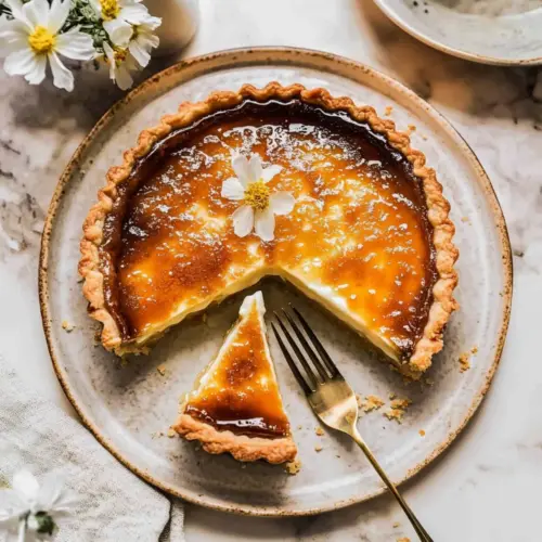 Earl Grey Crème Brûlée Tart