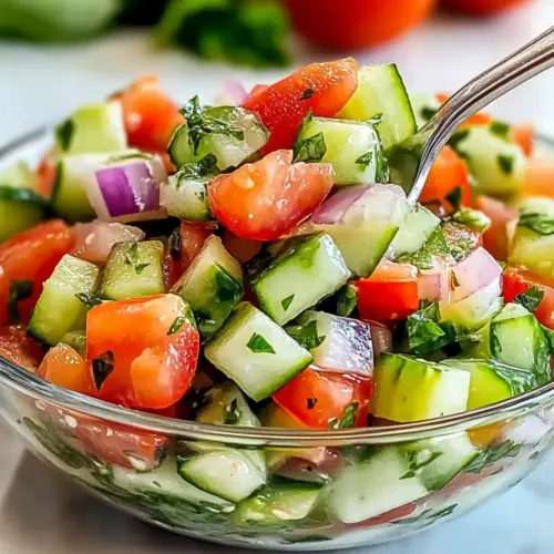 Italian Cucumber Salad