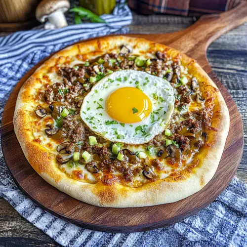 Loco Moco Pizza