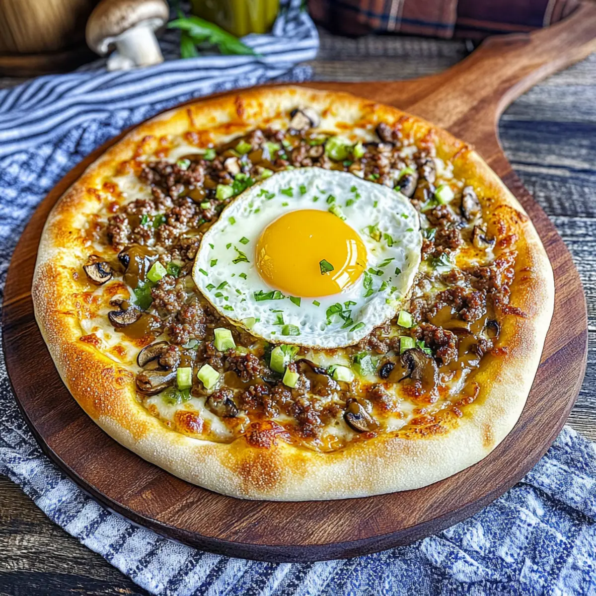 Loco Moco Pizza