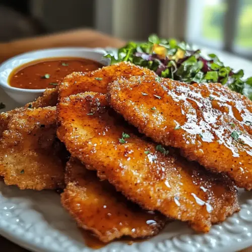 Hot Honey Chicken Cutlets