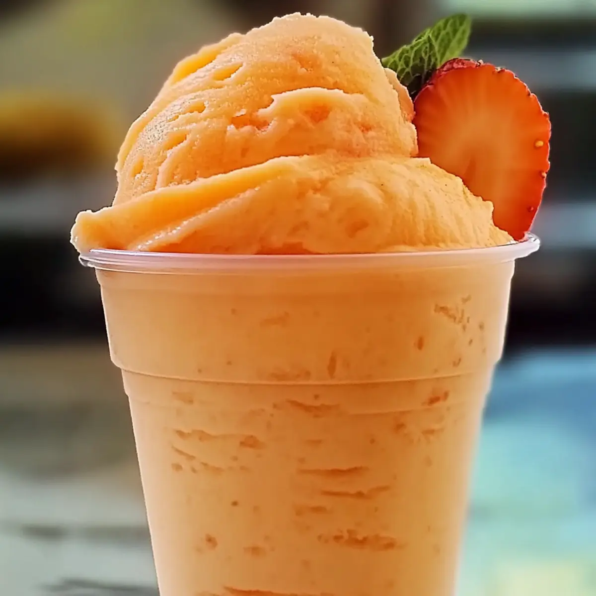 Orange Crush Sherbet Delight