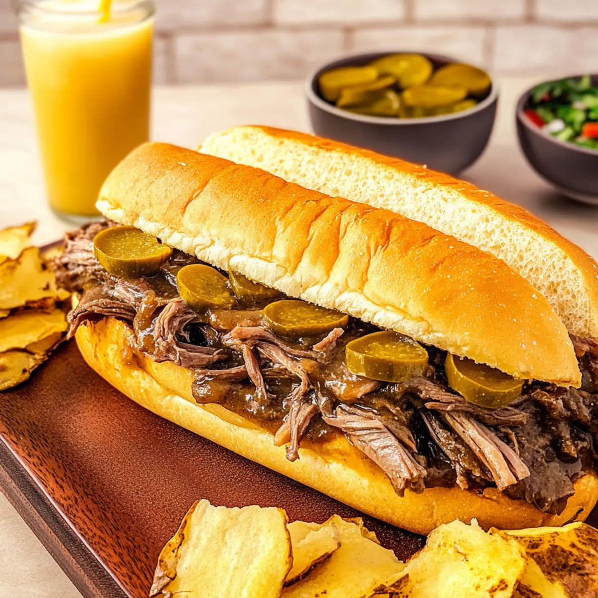 Mississippi Pot Roast Sandwiches