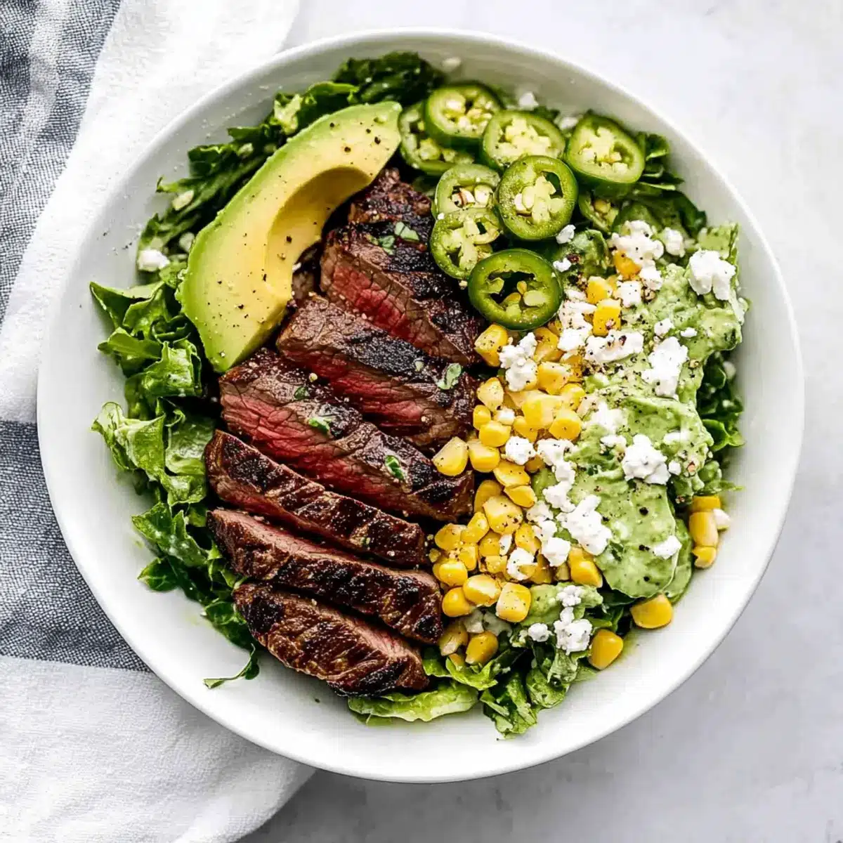 Healthy Steak Avocado Salad