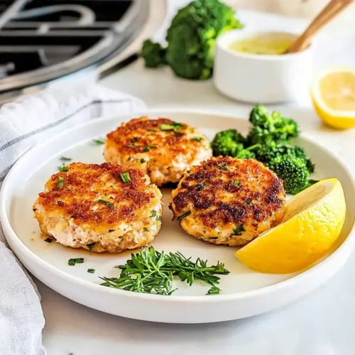 Lemon Herb Chicken Patties