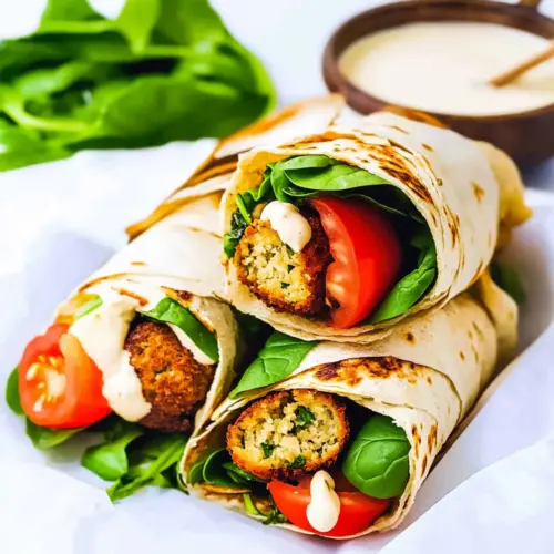 Healthy Falafel Wrap