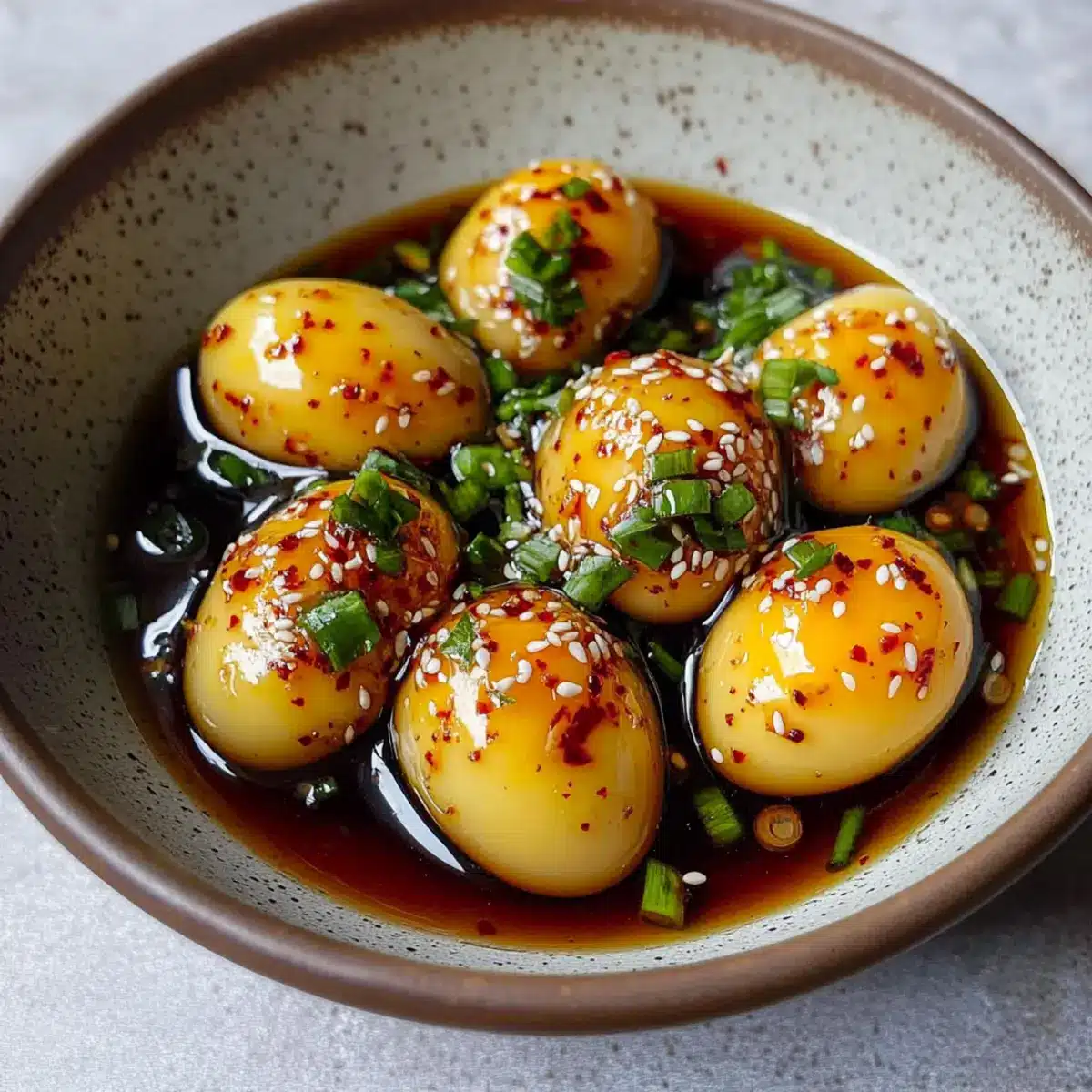 Korean Soy Marinated Eggs