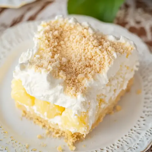 No-Bake Pineapple Cream Dessert
