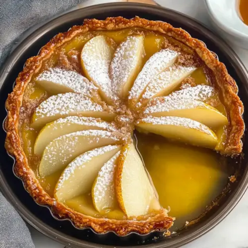 Pear Almond Frangipane Tart