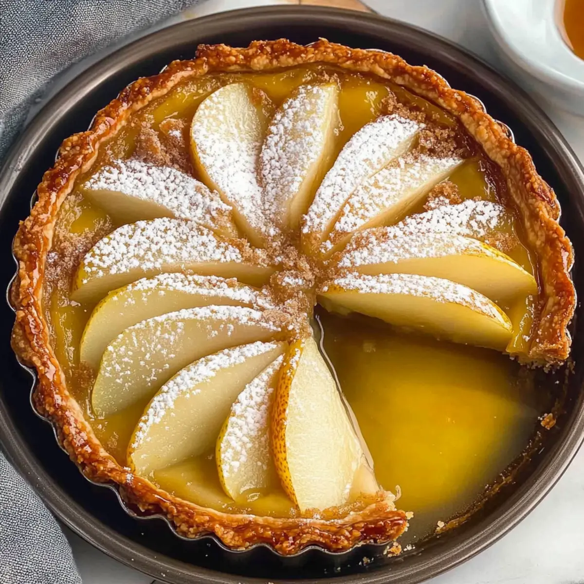 Pear Almond Frangipane Tart