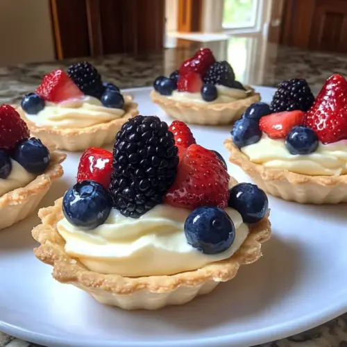 White Chocolate Mousse Tartlets