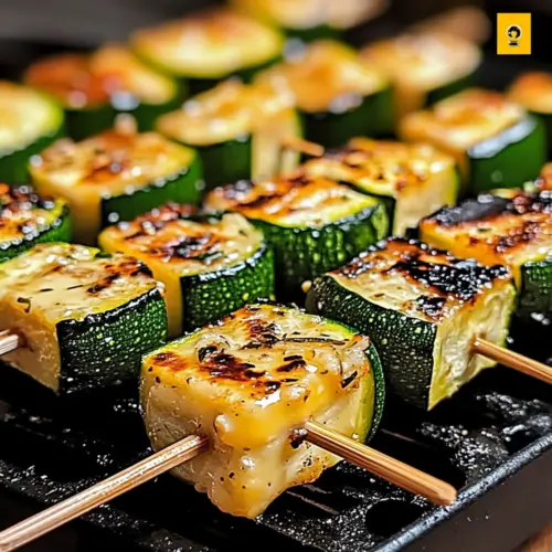 Garlic Butter Zucchini Skewers