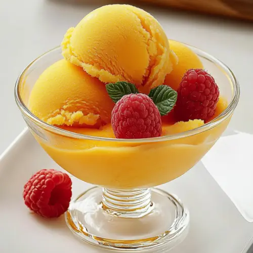 Mango Sorbet Recipe