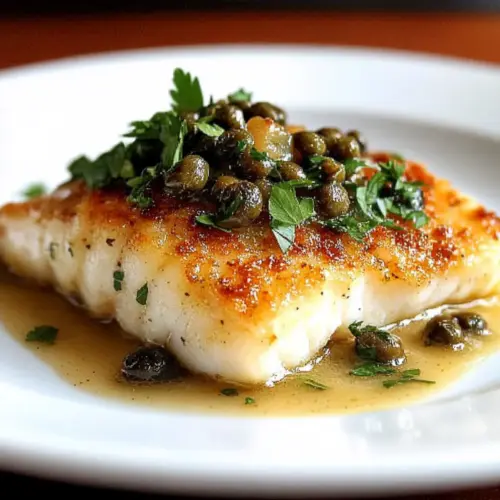 Cod Piccata