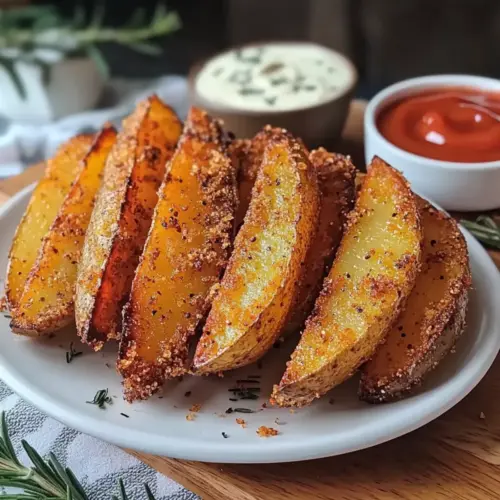Crispy Air Fryer Potato Wedges