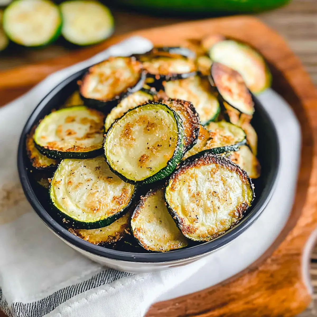 Air Fryer Zucchini Chips