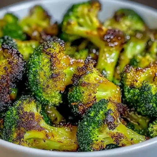 Honey Mustard Roasted Broccoli