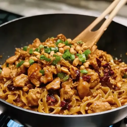 Kung Pao Chicken Noodles