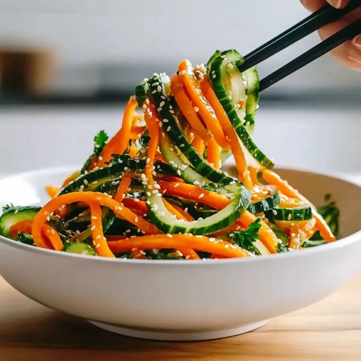 Cucumber Carrot Salad