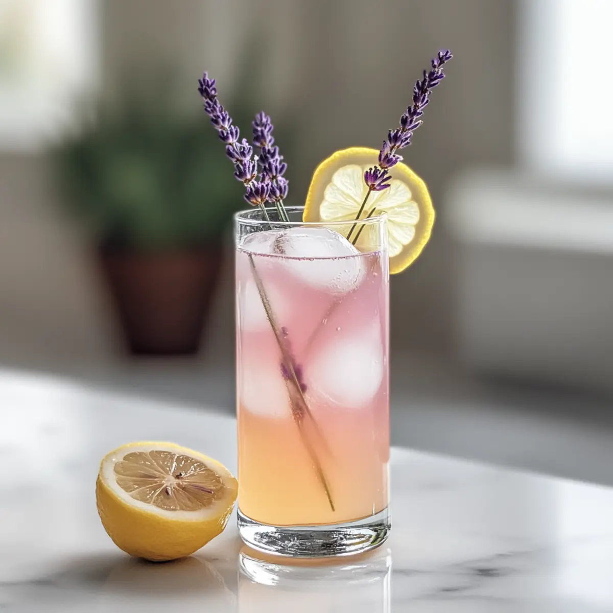 Lemon and Lavender Mocktail
