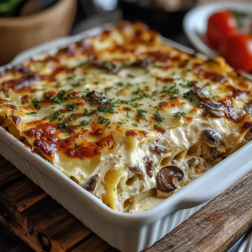 Mushroom Lasagna