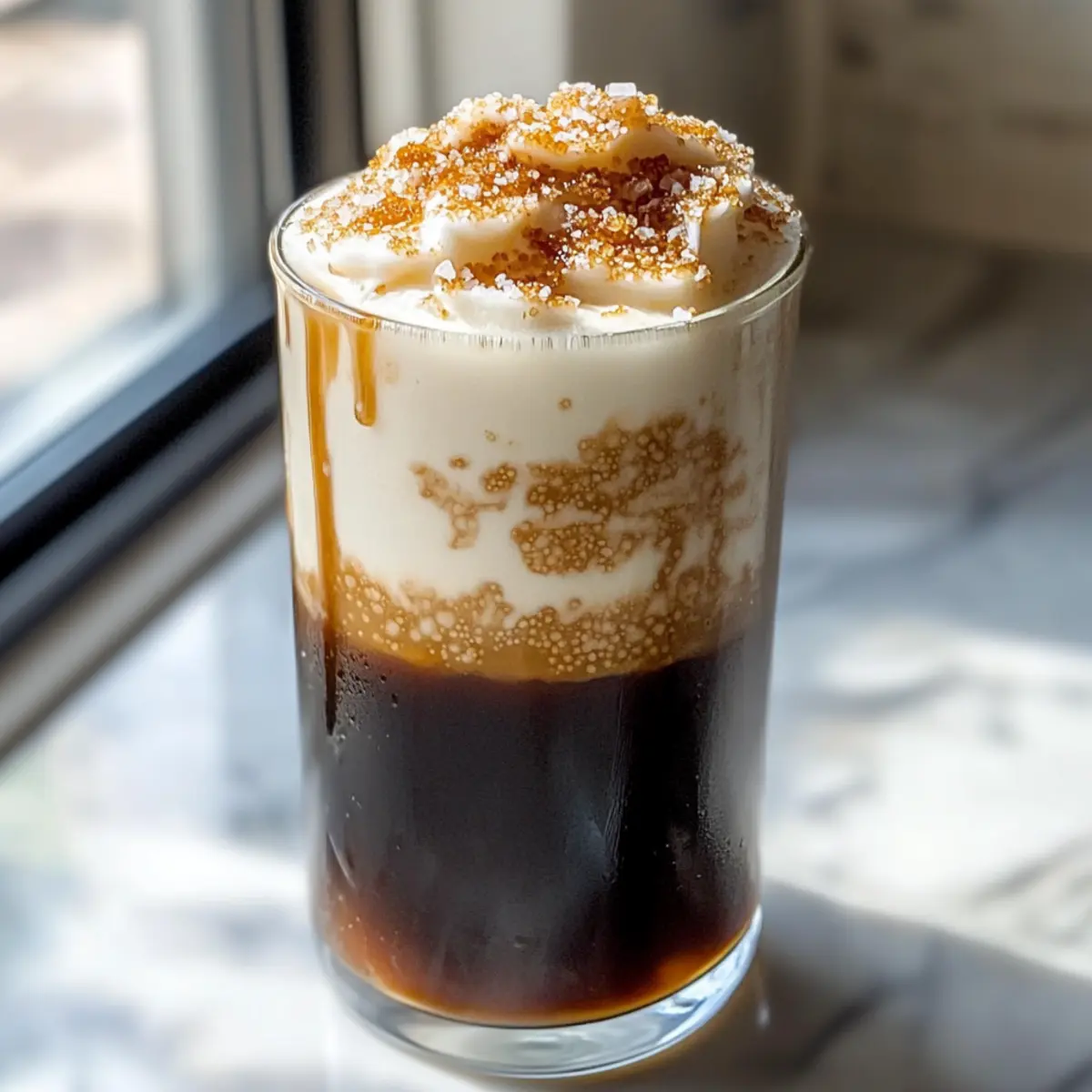 Salted Miso Caramel Cold Foam Cold Brew
