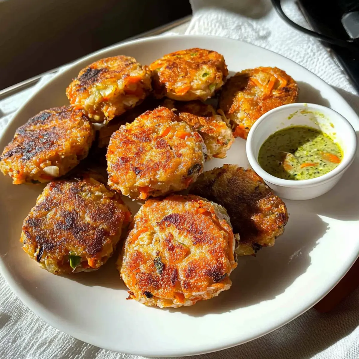 Tofu and Vegetable Patties