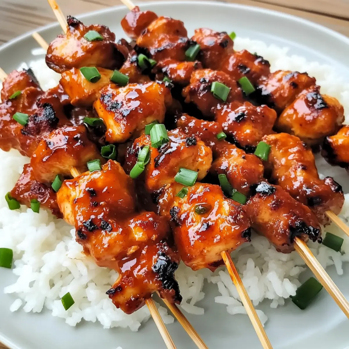 Korean Chicken Skewers
