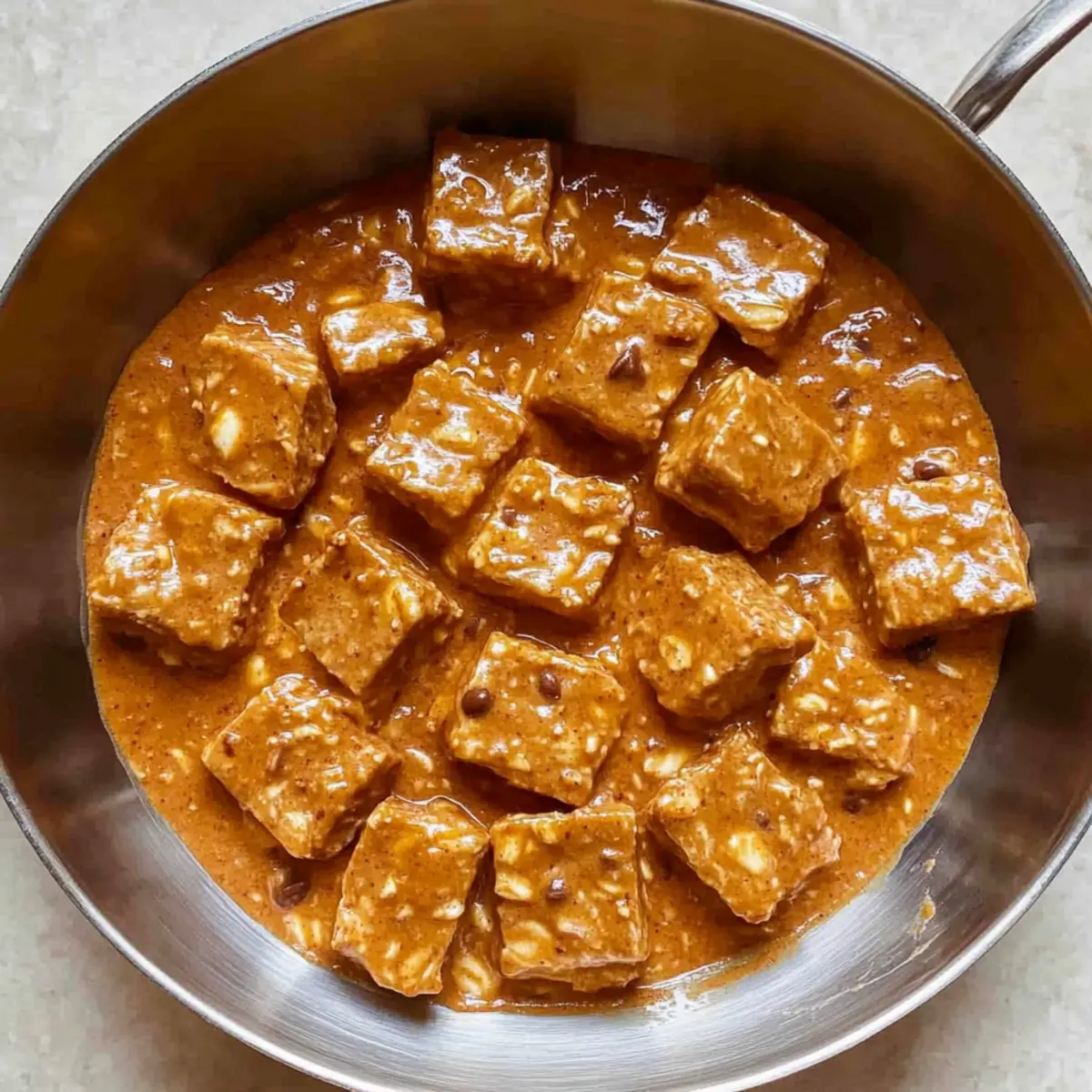 Spicy Tofu with Creamy Coconut Sauce