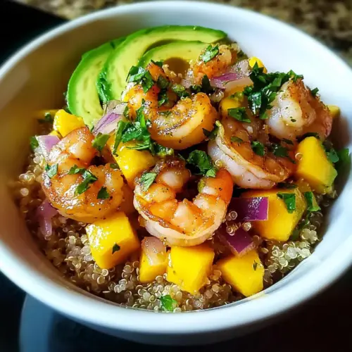 Shrimp Avocado Mango Bowls