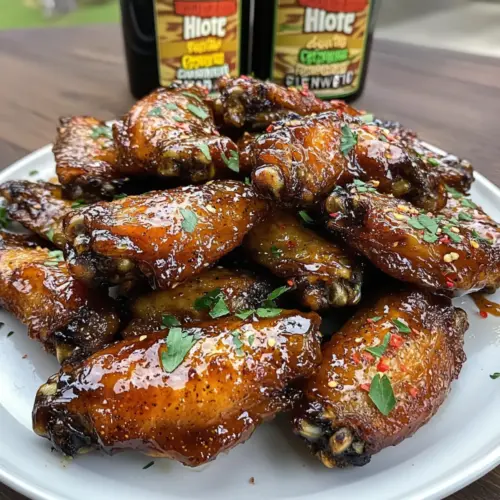 Smoked Hot Honey Chicken Wings