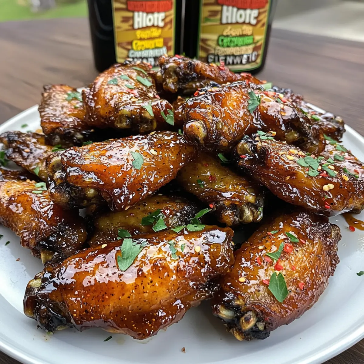 Smoked Hot Honey Chicken Wings