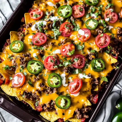 Loaded Bell Pepper Nachos
