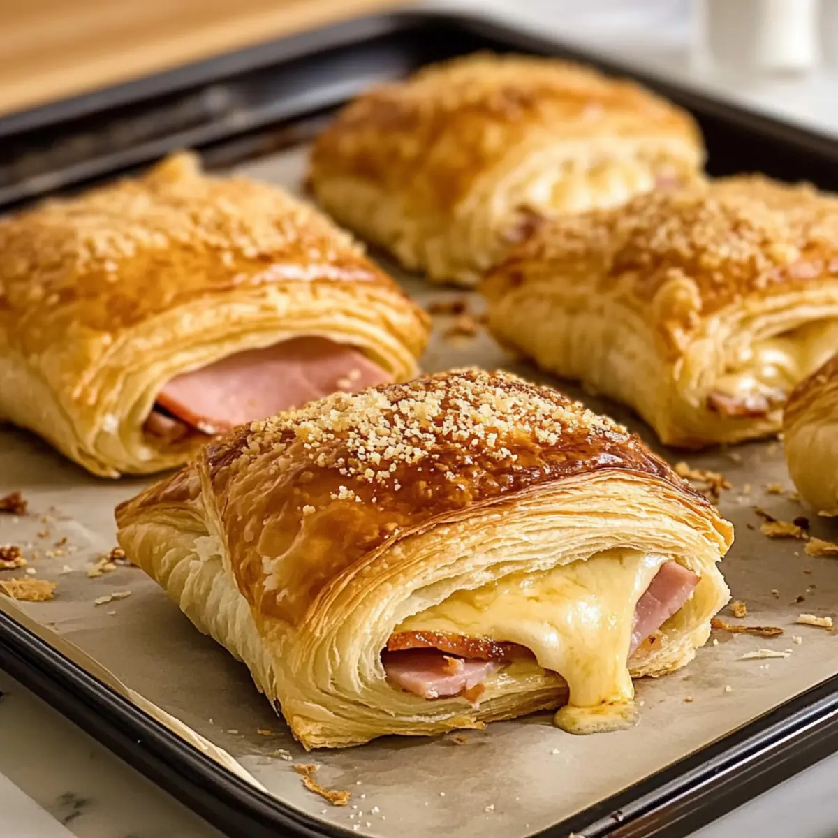 Ham and Cheese Croissants