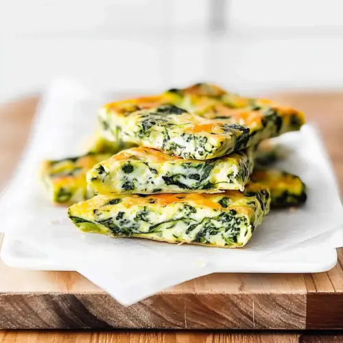 Baked Spinach Zucchini Frittata Fingers