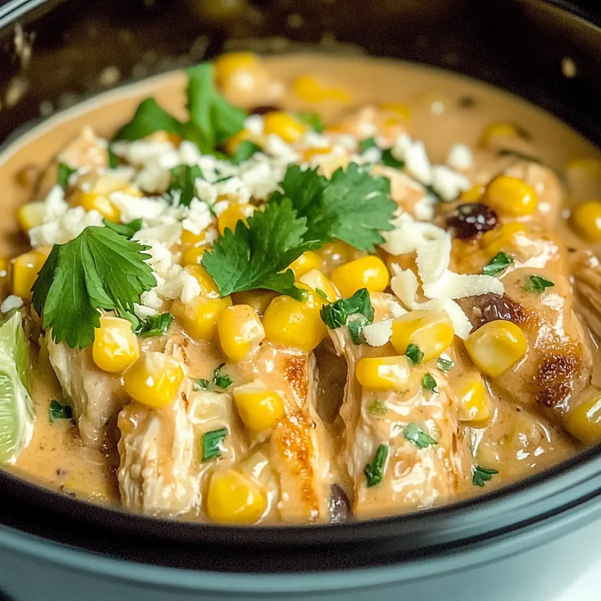 Slow-Cooker Street Corn Chicken