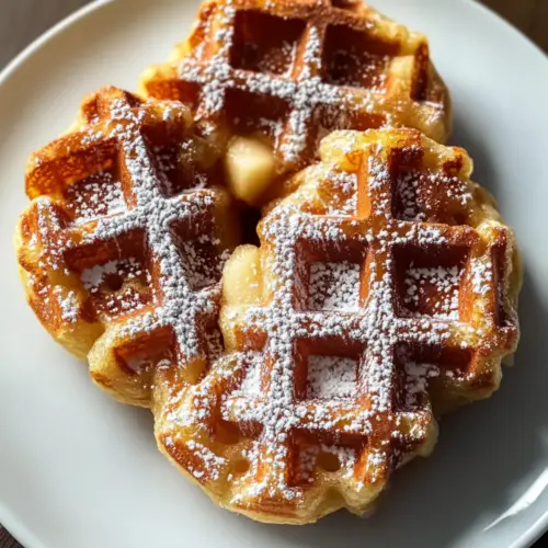 Apple Fritter Waffle Donuts