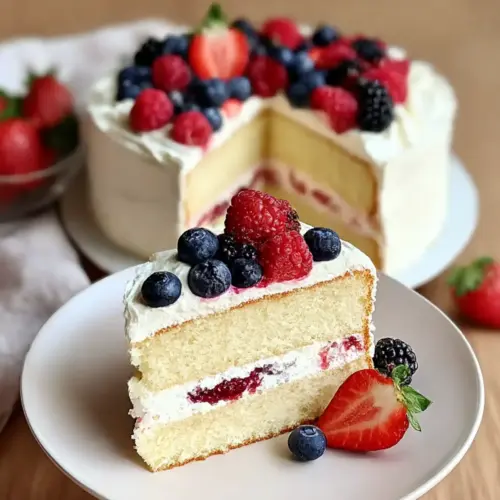 Berry Chantilly Cake