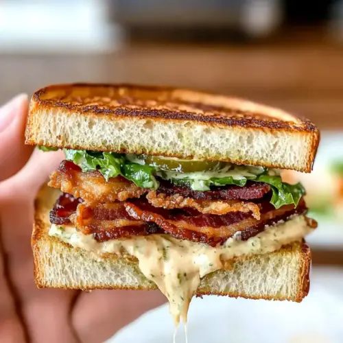 Crunchy Fried Green Tomato BLT Sandwich