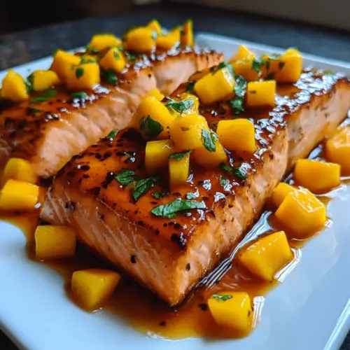 Mango Teriyaki Salmon