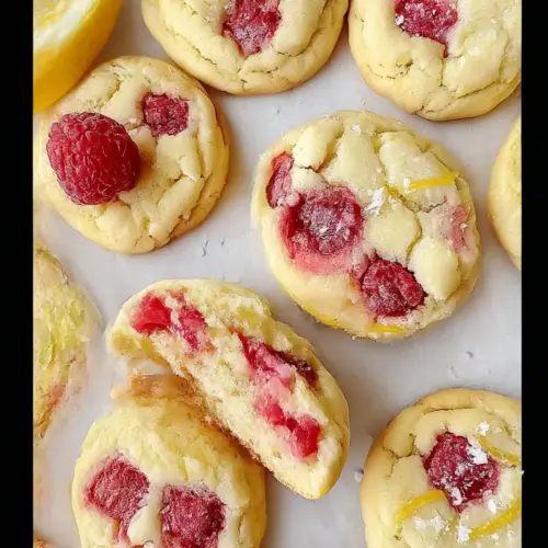 Lemon Raspberry Cookies