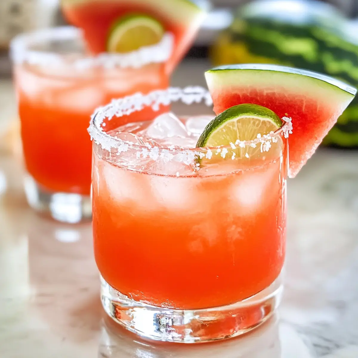 Watermelon Margarita Mocktail
