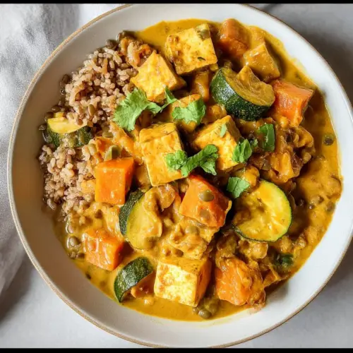 Garlic Ginger Tofu Stew