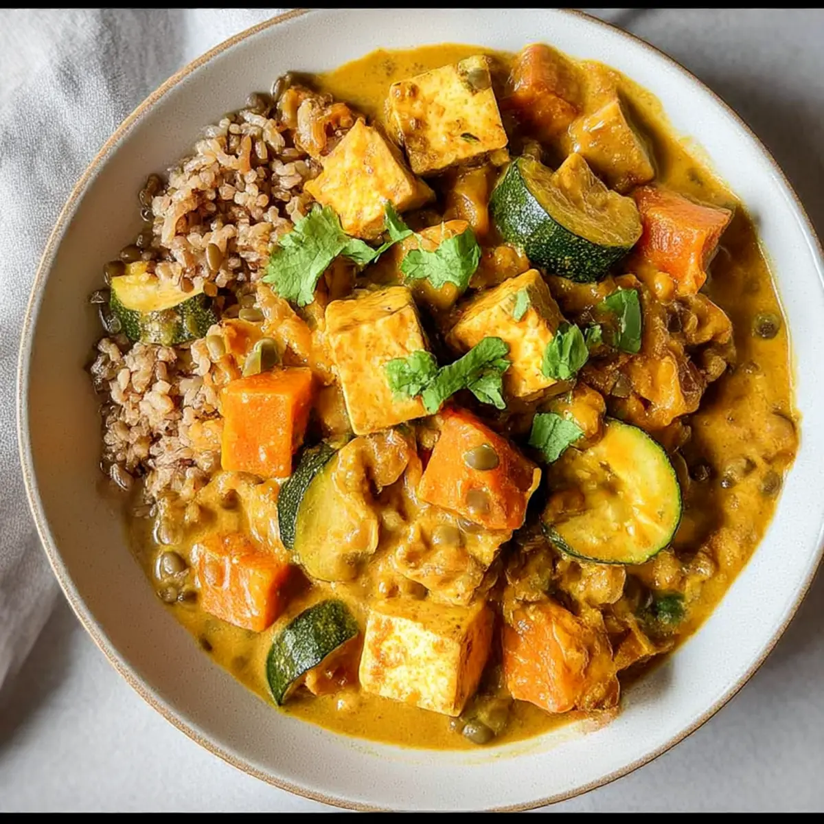 Garlic Ginger Tofu Stew