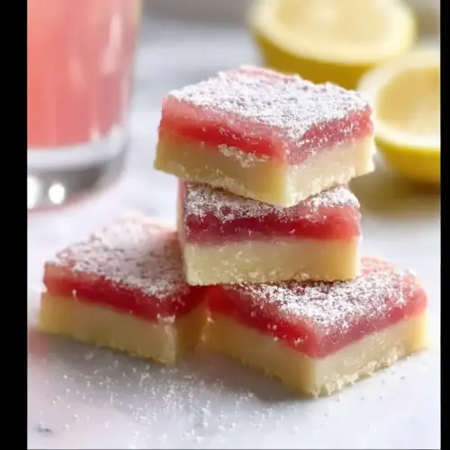 Hibiscus Lemon Bars