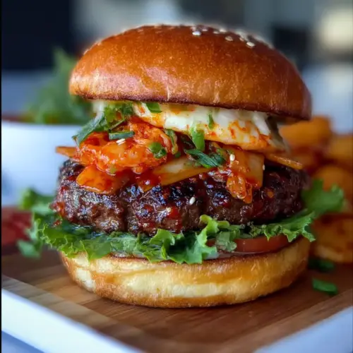Bulgogi Kimchi Burger