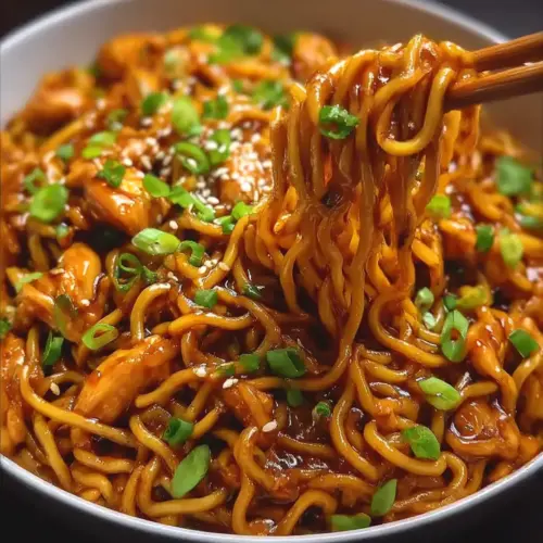 Garlic Chicken Noodles