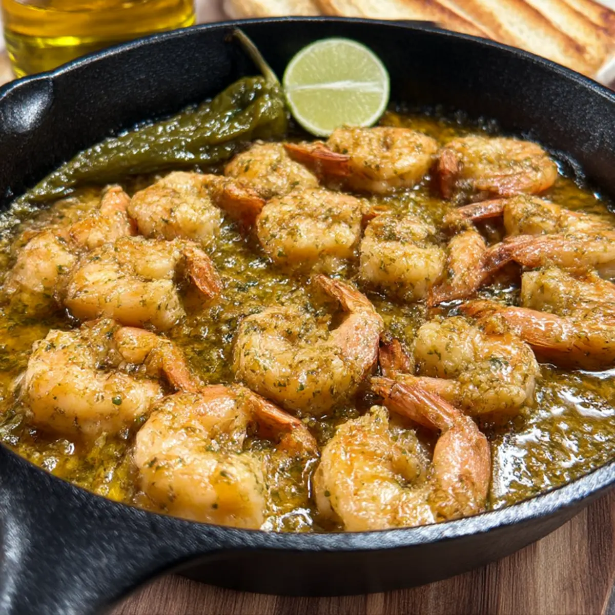 Hatch Chile Smoked Shrimp