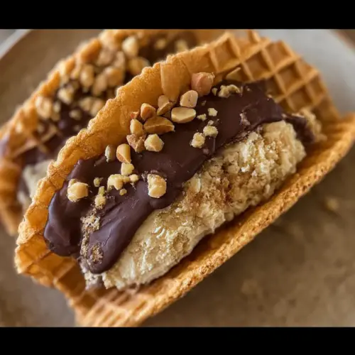 Homemade Choco Tacos