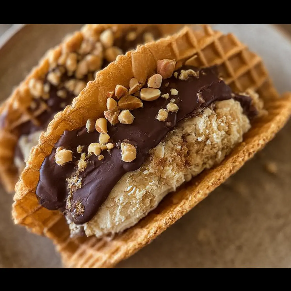 Homemade Choco Tacos